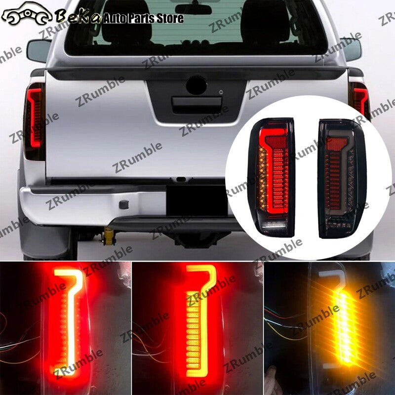 LHRH Tail Lights For 2005-2014 for Nissan Navara D40 Frontier LED Rear Lamps Smoke