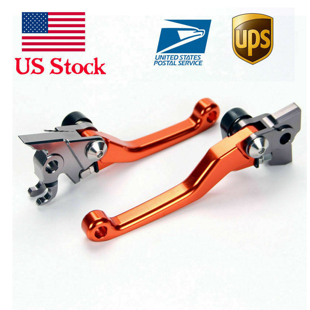 Orange Offroad Brake Clutch Levers for K.T.M 300 EXC/350 EXC-F/S (SIX DAYS)14-18