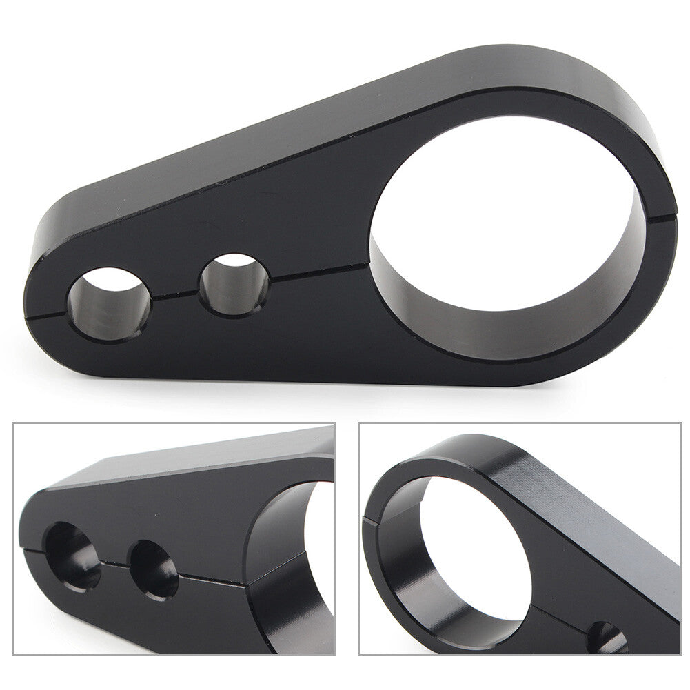 Motorcycle Brake Clutch Cable Wire Clamp Clip fit for Harley 1-1/4 Handlebar
