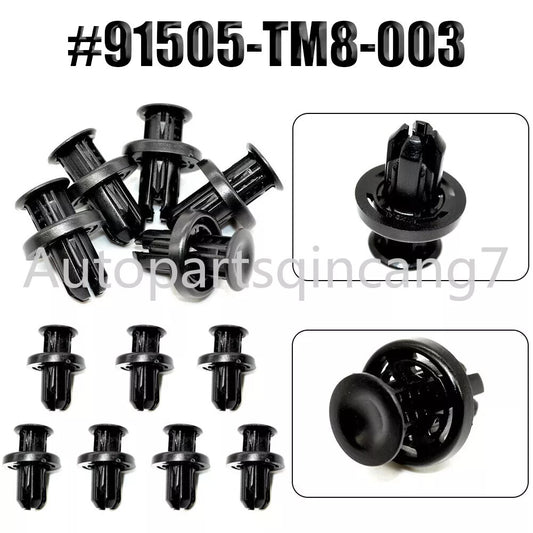 100Pcs Push Type Clips Fit For Car for Honda for Acura Part 91505TM8003 91505-TM8-003
