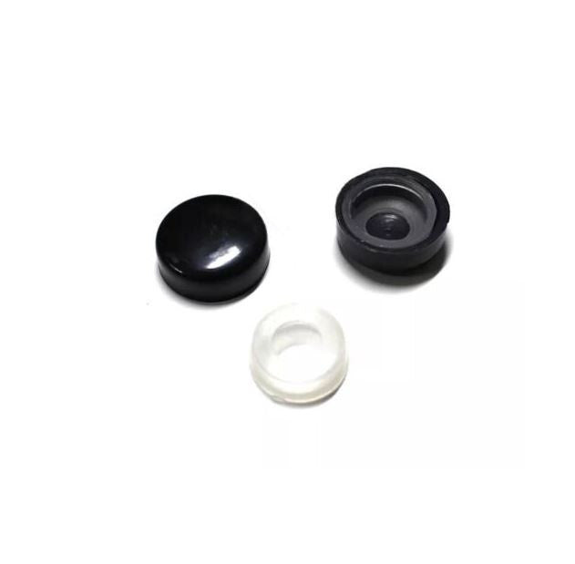 Car license plate frame cover cap, trunk 4-hole ultra-thin black, suitable for Chevrolet .