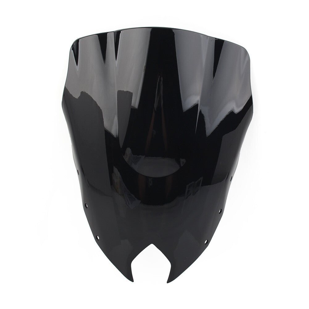 Windshield Windscreen Wind Screen Motorcycle for YAMAHA FZ-6R 2009-2015 Black