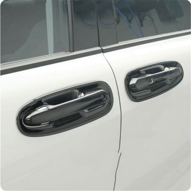 Gloss Black Side Door Handle Bowl Cover Moulding Trim for Toyota for Sienna 21-2024