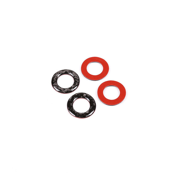 Carbon Fiber Window Lock button Cover Trim Fit for Mercedes C GLC CLASS 2015-19
