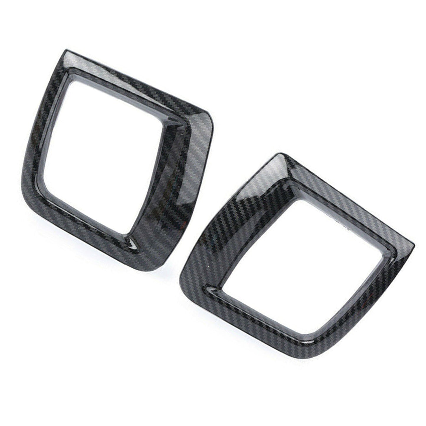 Air Vent Outlet Cover Trim 2pcs/set Carbon Fiber Frame for Volvo XC60 2018-2021