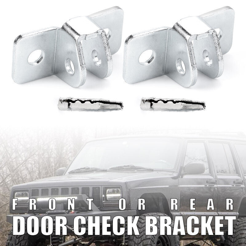 2X Front or Rear Door Check Bracket Pin Repair For 1984-2001 for Jeep Cherokee XJ