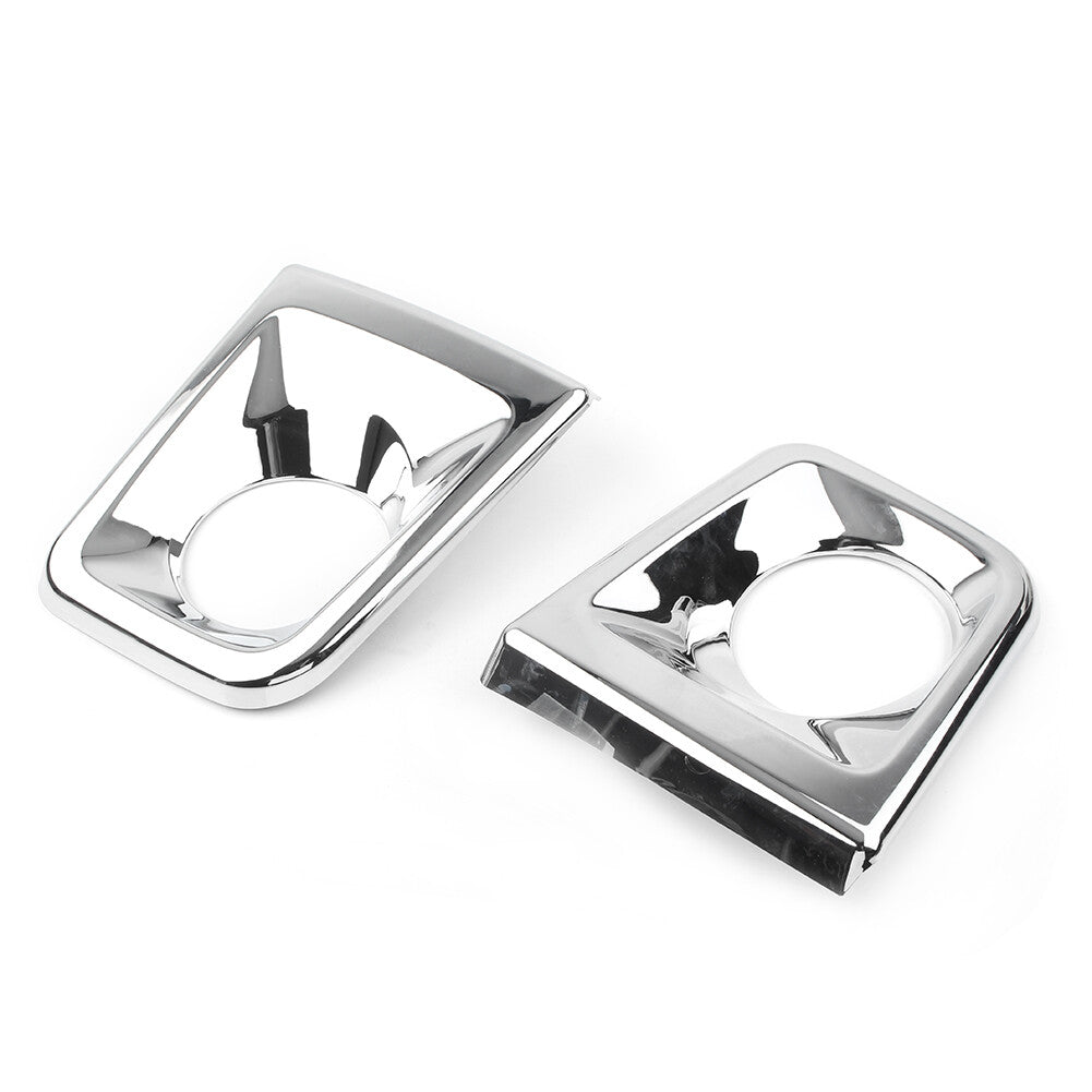 Left  Right Front Fog Light Lamp Cover Trim Chrome for Toyota Tacoma 2015-2020