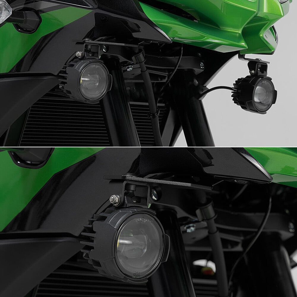 for Kawasaki 650 Motorcycle Spotlight Bracket Fog Light Mounting Kits