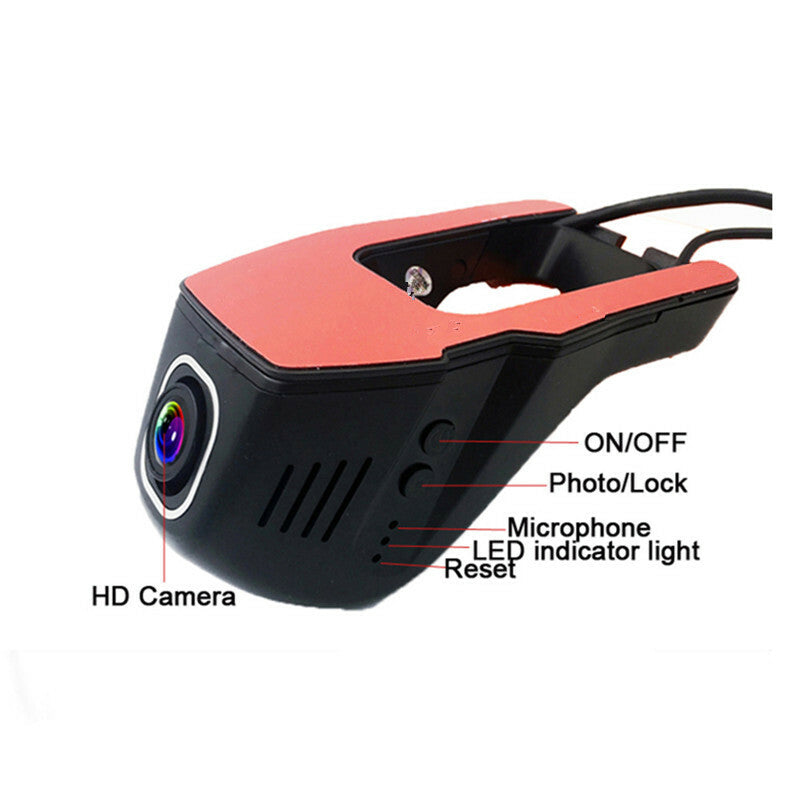 Driving Recorder Car DVR Hidden WIFI Front Rear Dual Lens Surveillance Camera