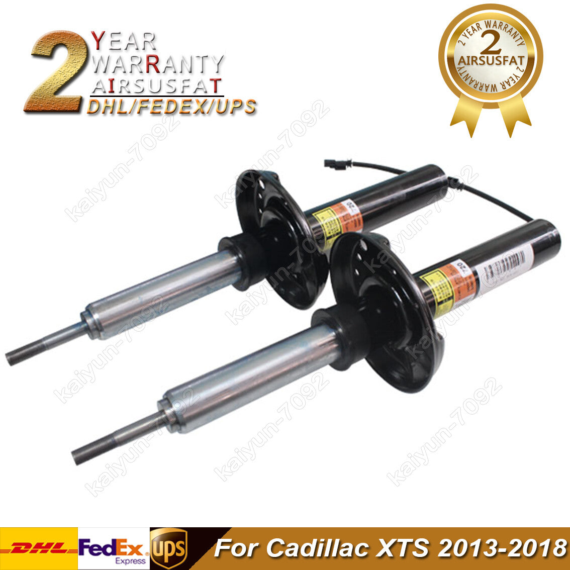 Pair Air Suspension Shock Strut W/ Electric for Cadillac XTS 2013-2018 580474