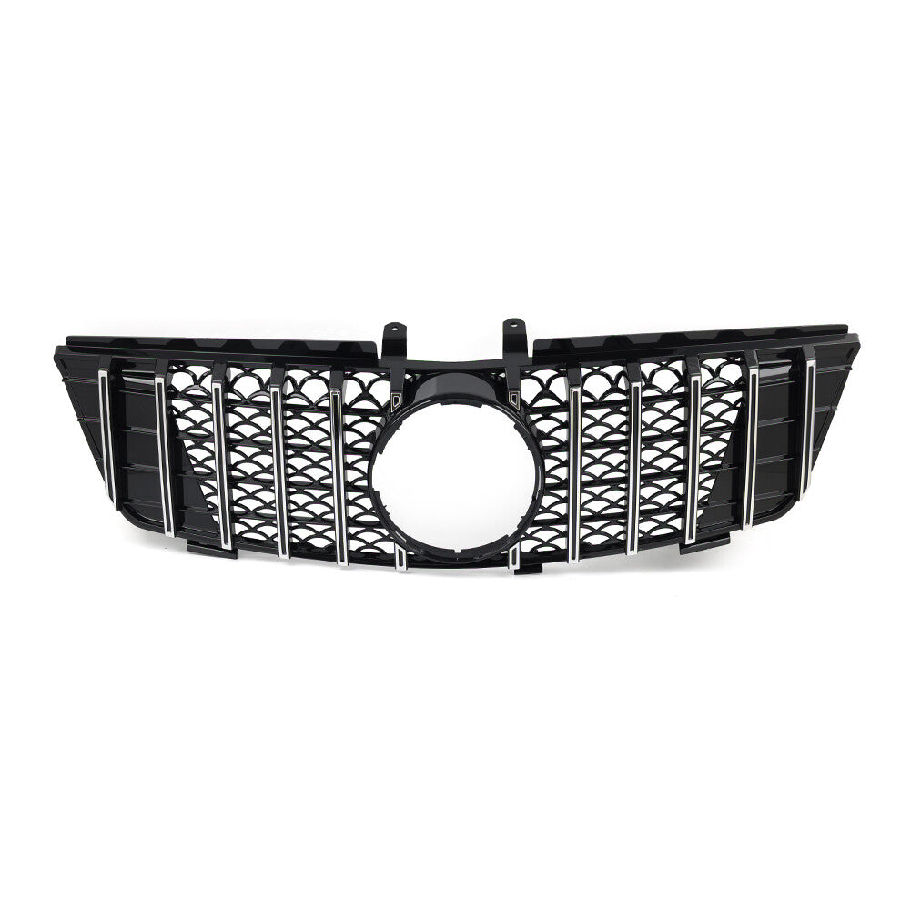 GTR Style Front Bumper Radiator Hood Grille for Benz ML Class W164 2005-2008