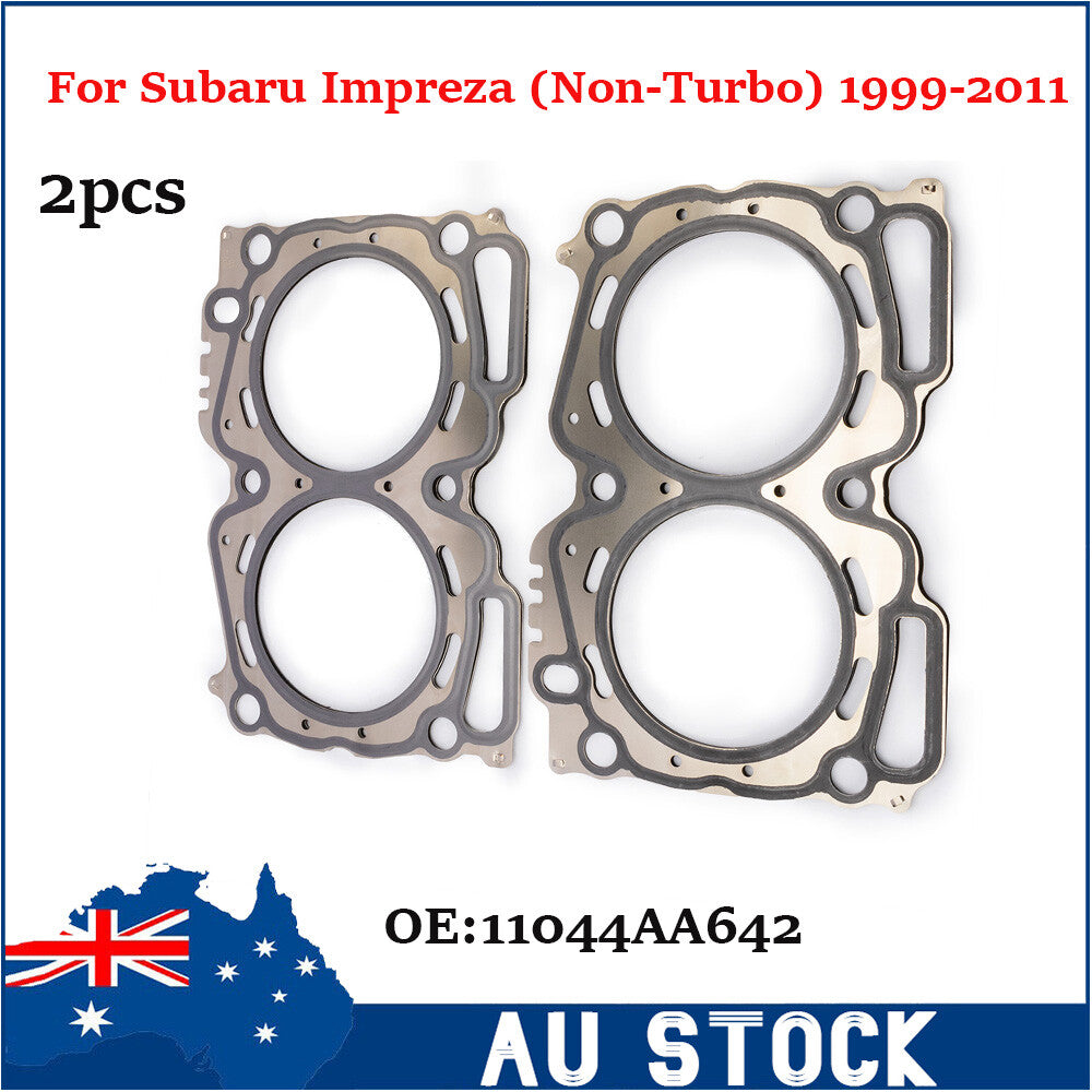 2X Cylinder Head Gasket For 1999-2009 for Subaru Legacy Forester 2.5L SOHC EJ25 AU