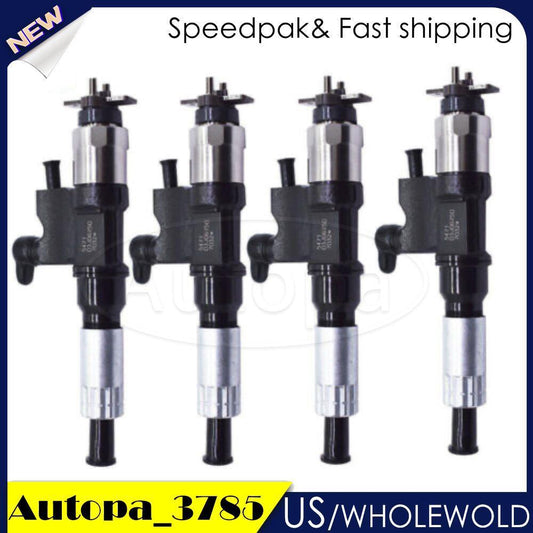 for Isuzu Fuel 5.2L NPR 4HK1 for 4X Injector 2001-07 NPR-HD 8-98151837-0 095000-5471