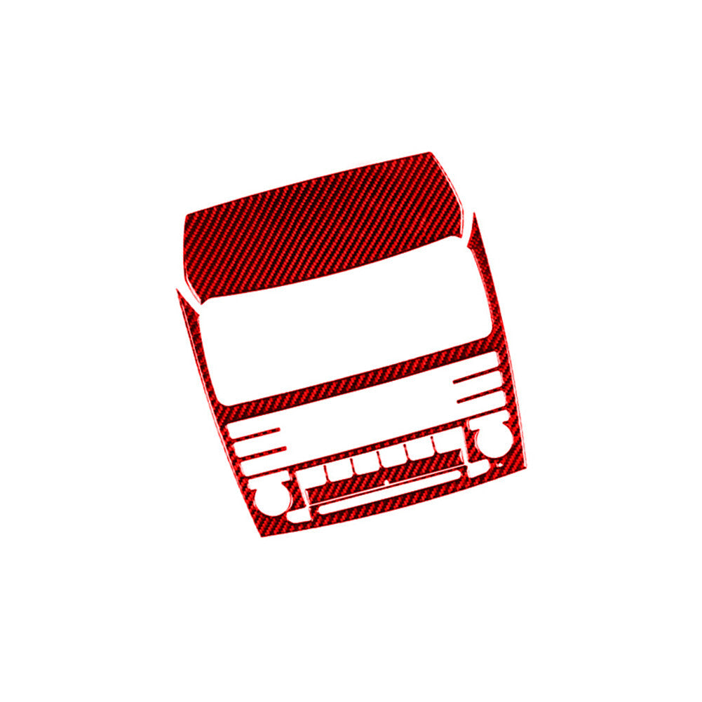 Central Control Frame Trim Cover Carbon Fiber Interior for Acura TSX 2003-08 Red