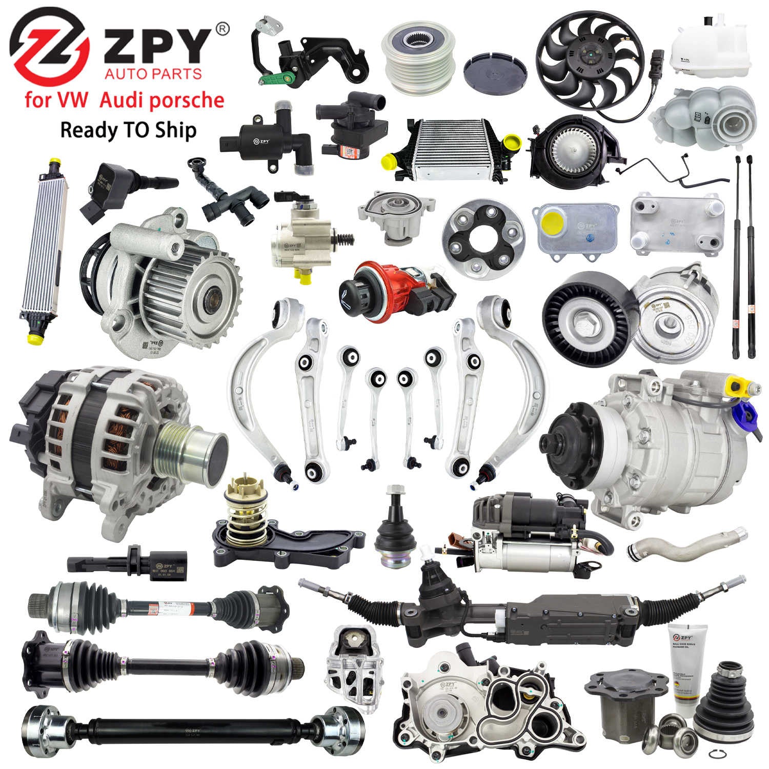 ZPY for Audi A3 14-20 A3 Quattro 15-19 S3 Front Hood Lift Support Gas Strut Prop