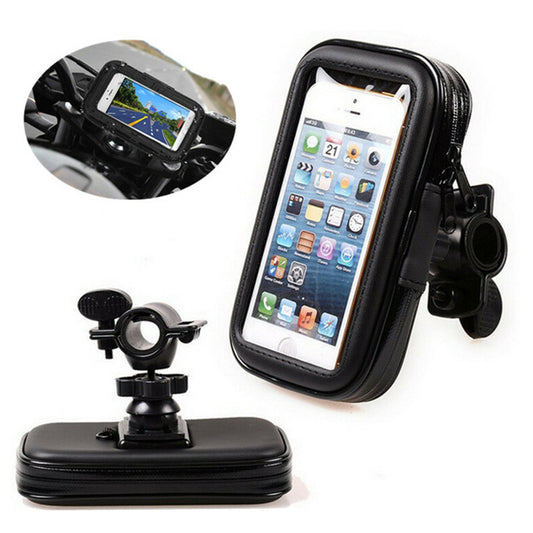 5.5in Waterproof Motorcycle Phone Case Mount Holder GPS Devices CellPhone Bag