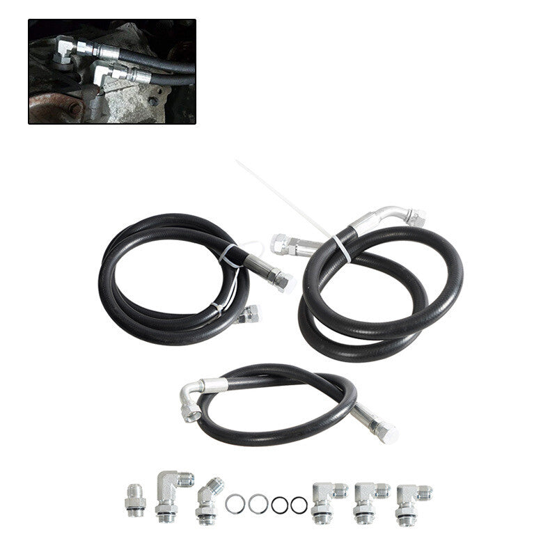 Transmission cooler cable hose kit for 06-10 for Chevrolet / for GMC 6.6L 2500/3500HD with Allison