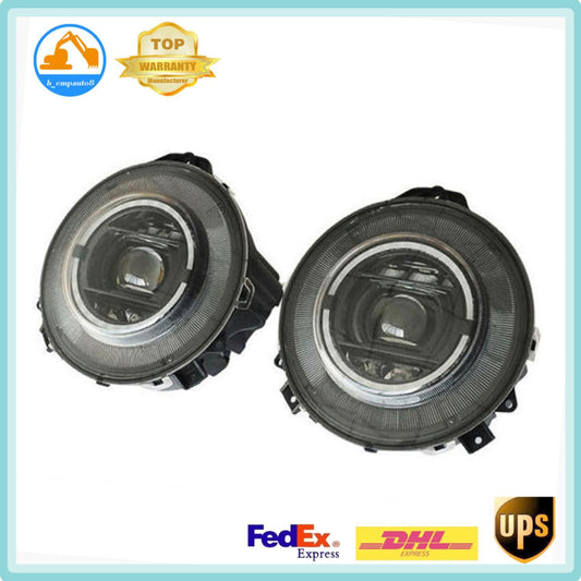 2pcs Black LED Headlight for Mercedes-Benz G-class W464 Style Dynamic G500 W463.