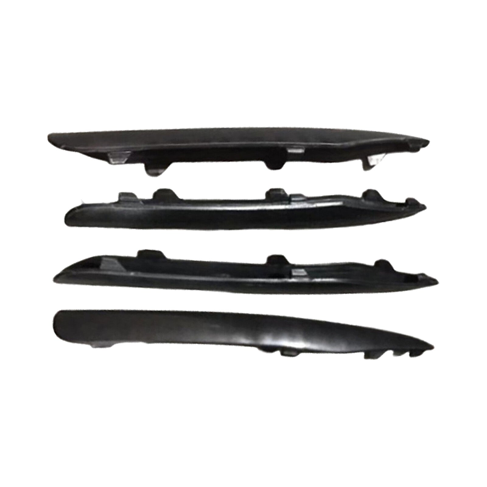 4PCS Front Bumper Grille Trim Black for Porsche for Panamera 970 10-13