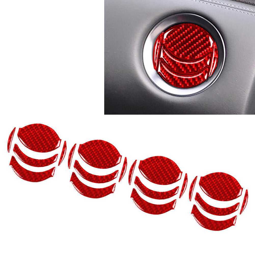 Central Control Air Vent Outlet Cover Trim for Nissan GTR R35 2008-2016 Red Car