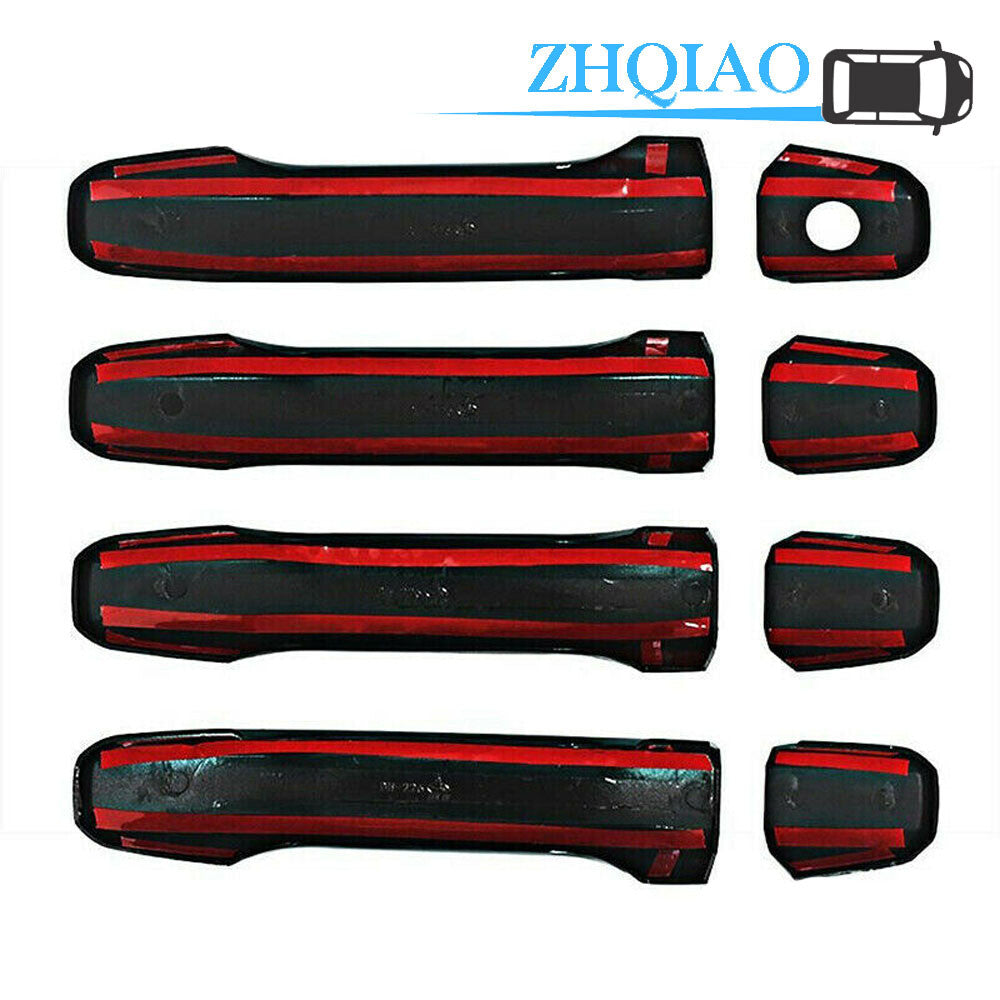 Black Door Handle Covers Trim Fits for Chevrolet Tahoe 2014-2020