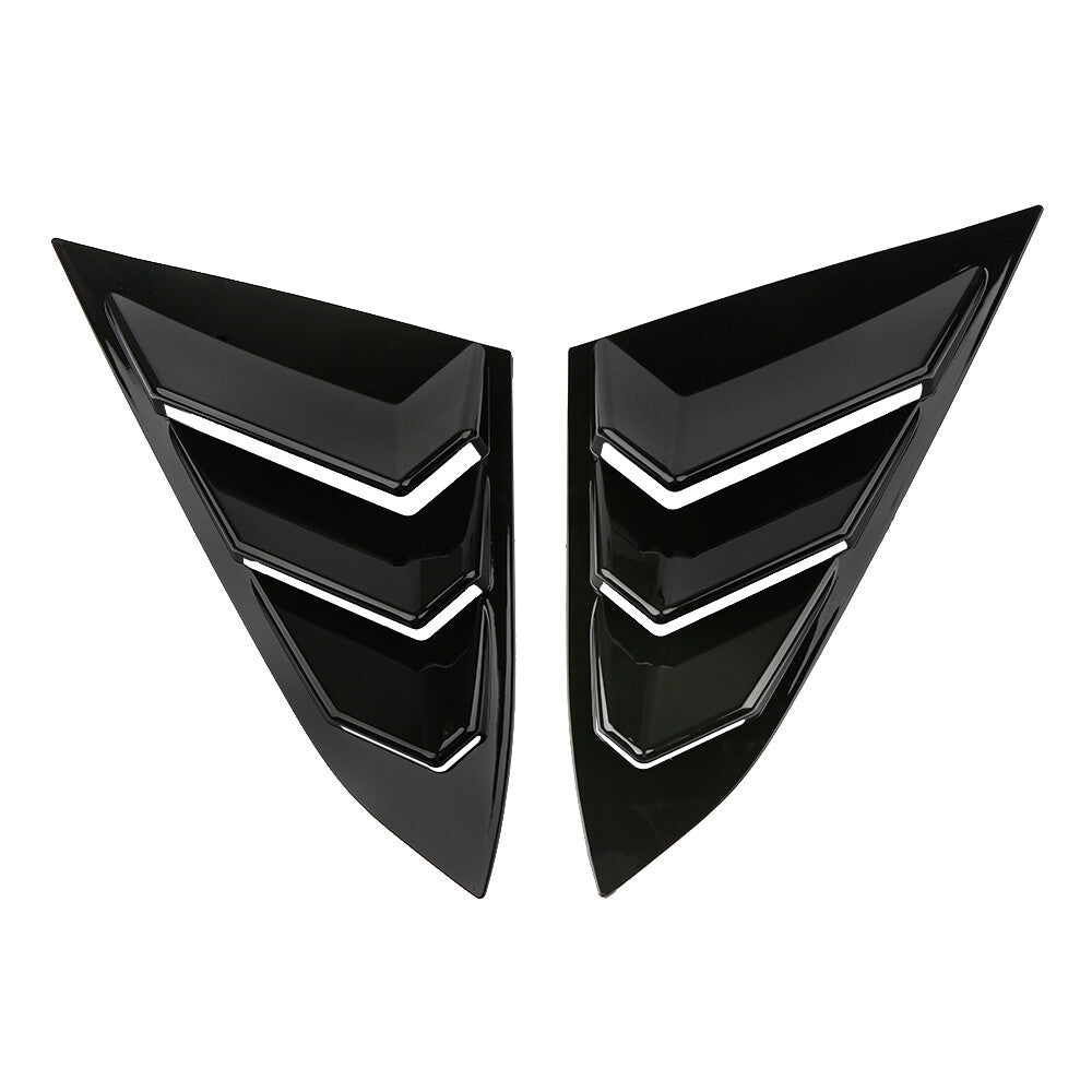 2-piece rear side ventilation window cover for Honda for Civic 2016 - 2018 Hatchback