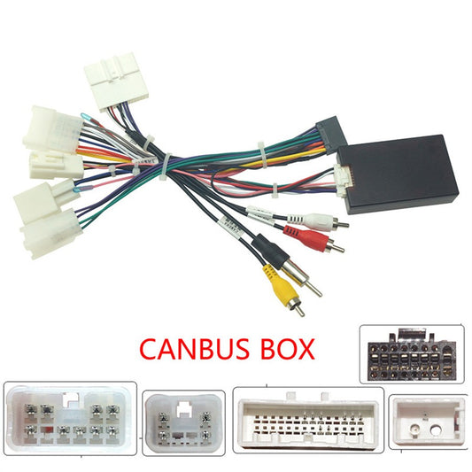 Car Audio 16PIN Android Power Wiring Harness Cable Adapter Canbus for Subaru