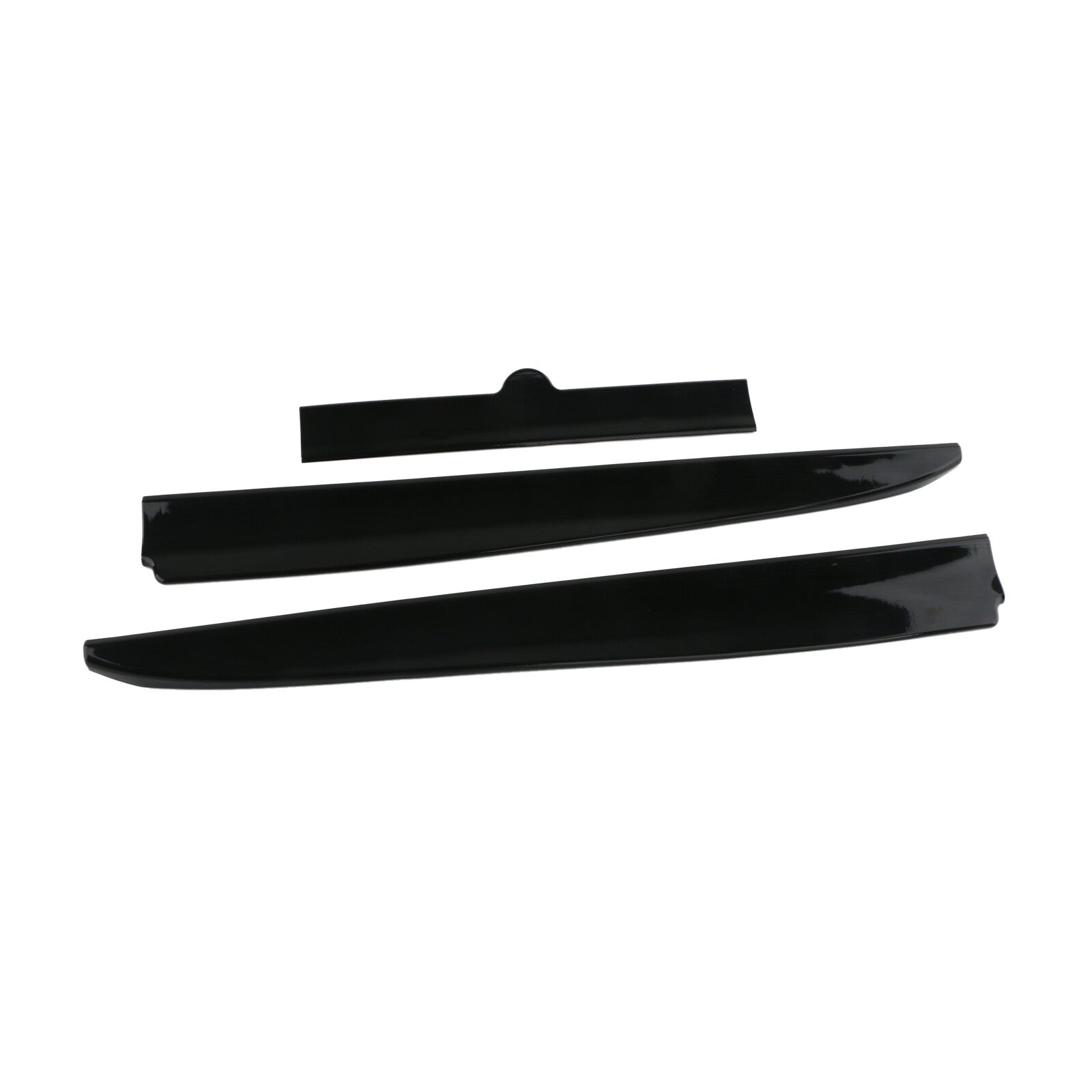 Black universal adjustable trunk lip boiler roof tailgate suitable for cars and sedans