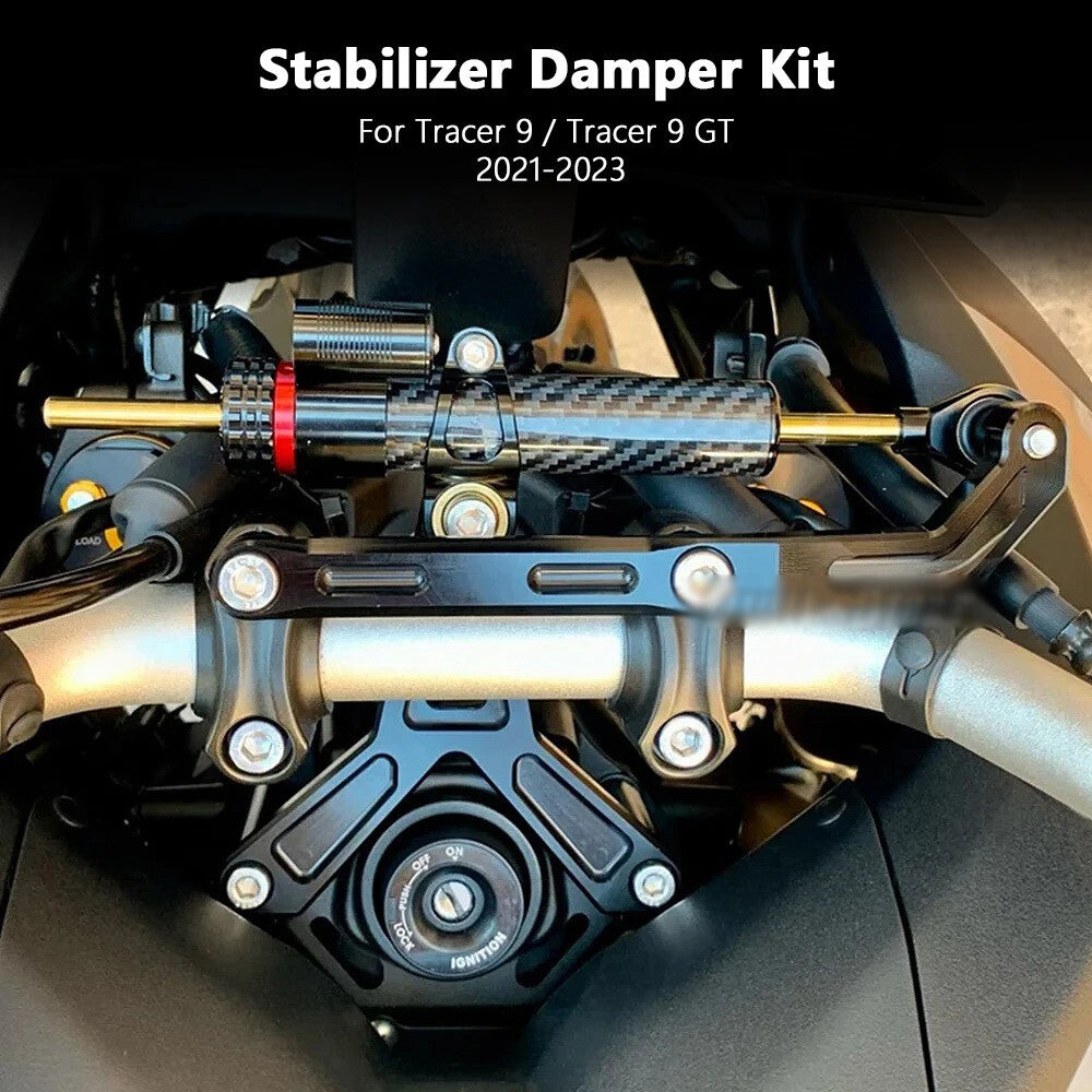 New for YAMAHA TRACER 9 GT 2021-2023 CNC Stabilizer Damper Mounting Bracket Kit