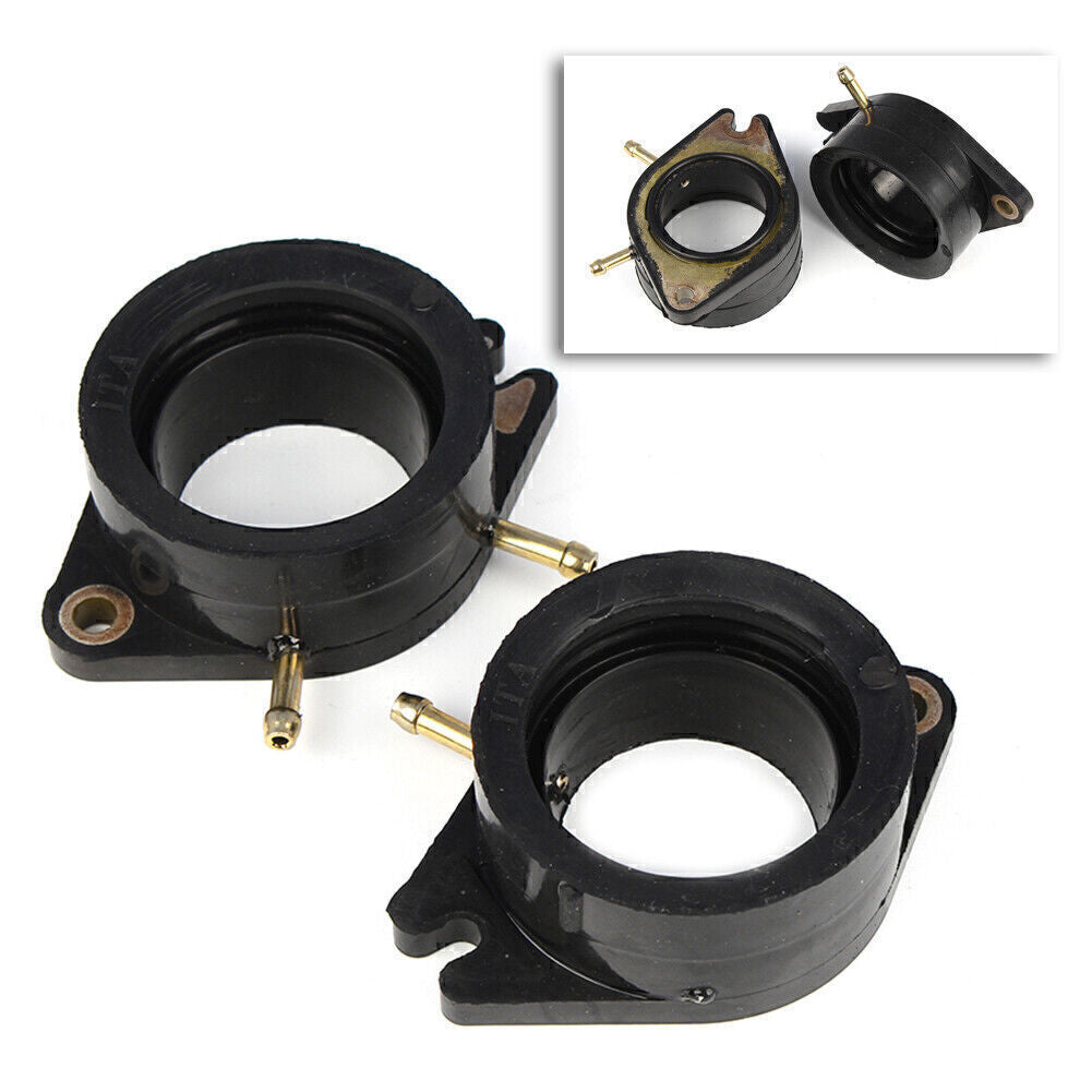 2x Carburetor Adapter Holder Intake Manifold Boot For XV1100 Virago 1100 1988-98
