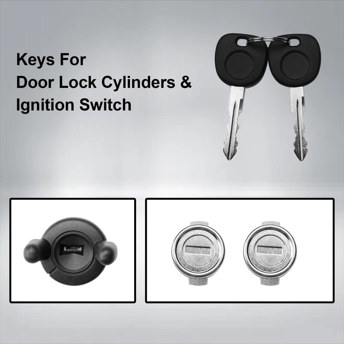Front door lock cylinders and ignition switches are suitable for Chevrolet Tahoe Silverado for GMC for Sierra
