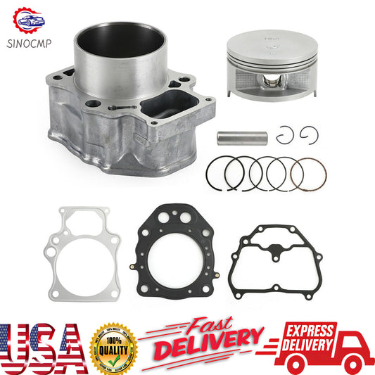 Piston Cylinder Kit 12100-HR0-F00 Cylinder Jug Kit Fits for Honda TRX500 12-19