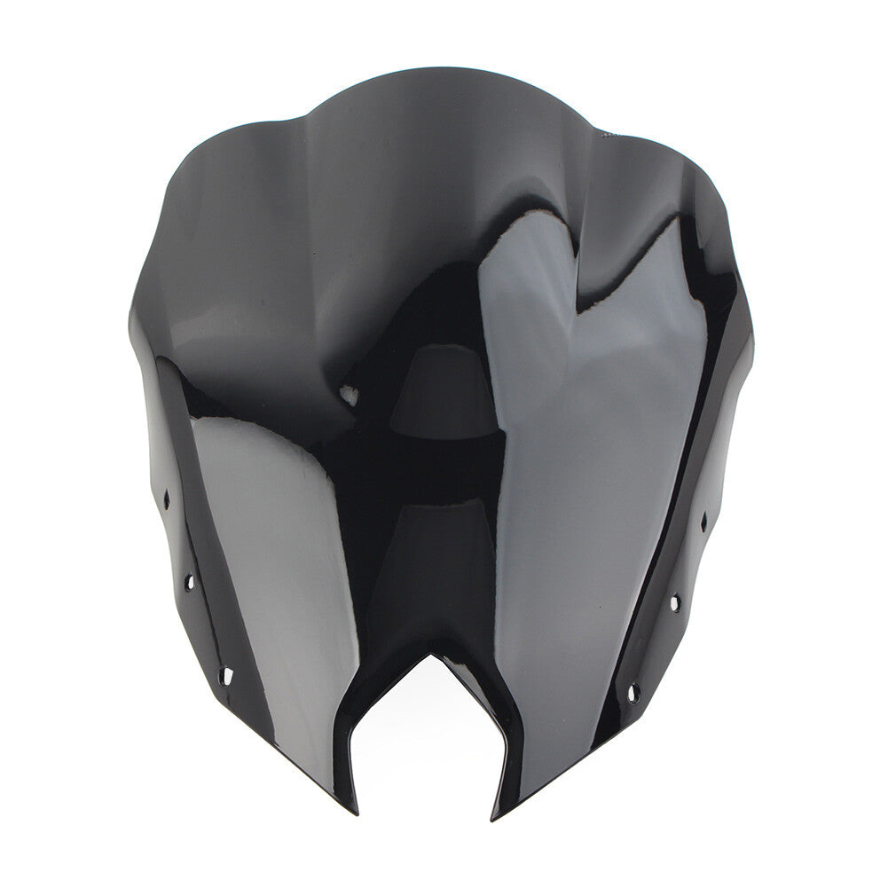 Windshield Windscreen Wind Screen Motorcycle for YAMAHA FZ-6R 2009-2015 Black