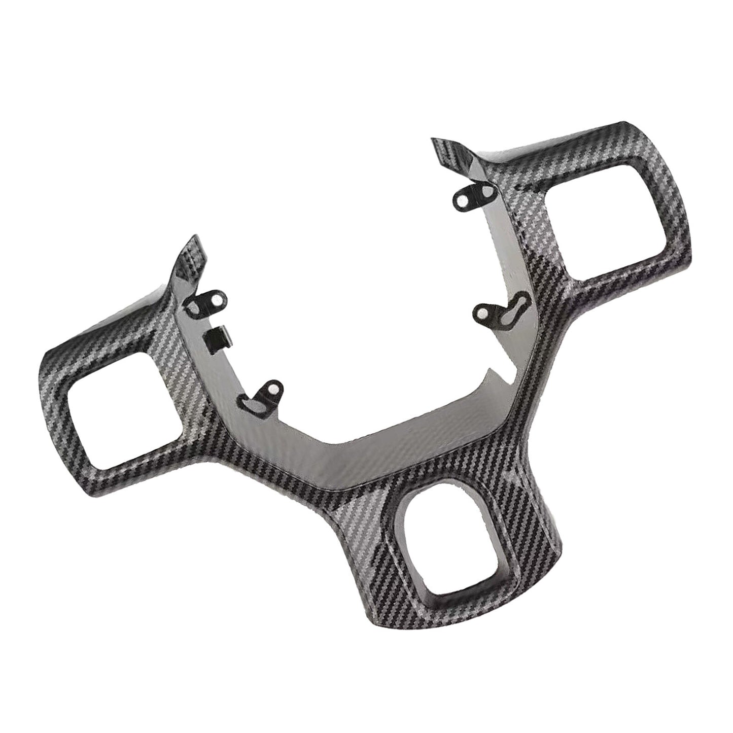 Carbon Fiber Look Steering Wheel Switch Bezel For 13-19 for Dodge for Ram 1500-5500 AT