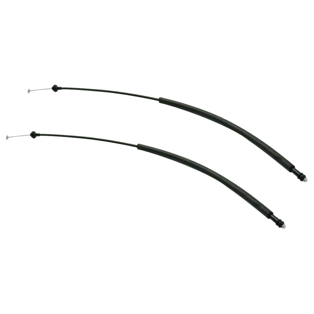 2PCS Rear Door Latch Release Cables for 1998-2002 for Dodge for Ram 1500 2500 350 Black