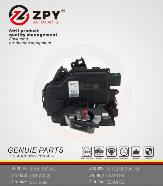ZPY for Audi A4 A6 Quattro Rear Right Passenger Side Door Lock Actuator