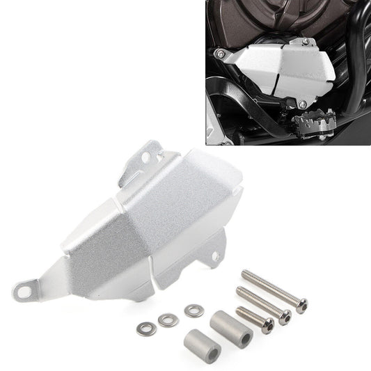 1x Silver Motor Water Pump Protector Cover Fit for Yamaha Tenere700 T7 Rally XTZ700