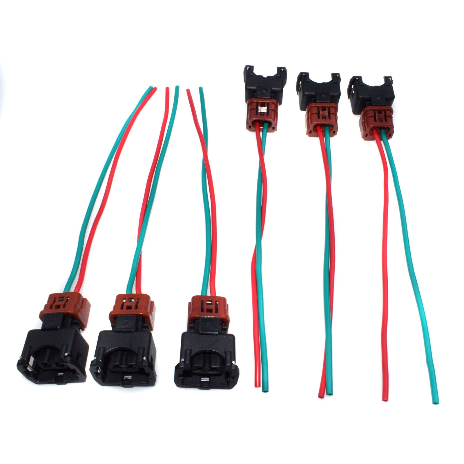 for NISSAN MAXIMA 300ZX New Set of 6Pcs Fuel Injector Connectors Wiring Harness