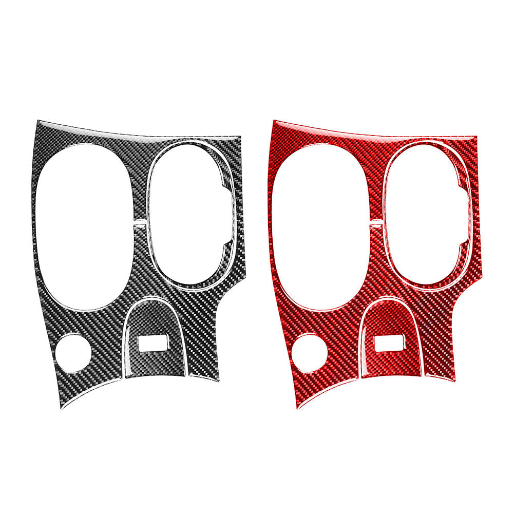 Carbon Fiber Center Console Gear Shift Panel Trim for Chevrolet for Corvette C6