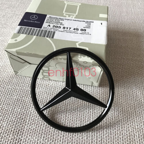 for Mercedes GLS W166 Rear Boot Cover Badge Star - Gloss Black A1668170116