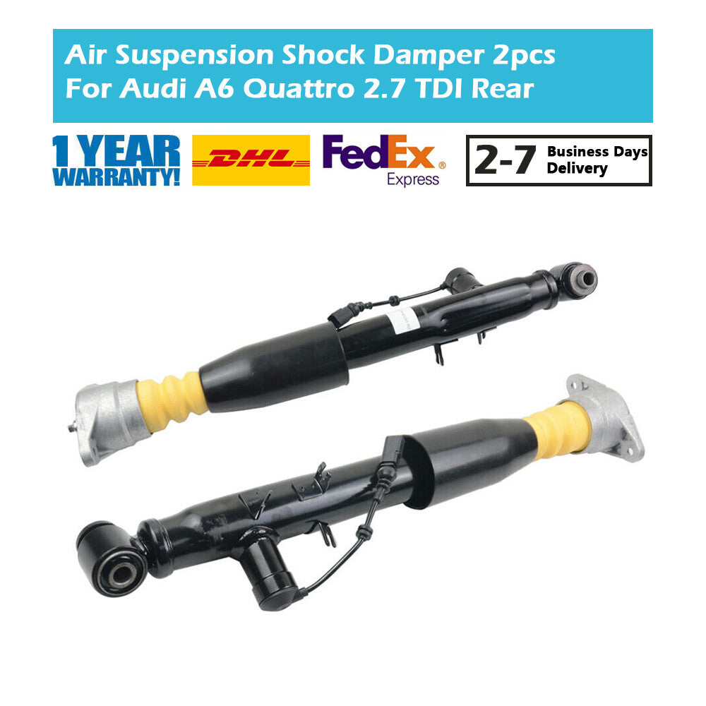 for Audi A6 Quattro Allroad C6 4F 05-2011 Pair Rear Air Suspension Shock Strut
