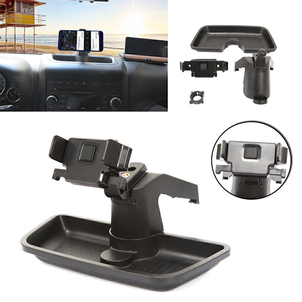 Car Handsfree Dash Holder Phone Mount Bracket Fit for Jeep for Wrangler JK 2011-2018