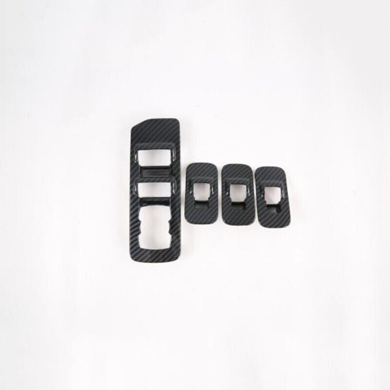 for ford  F-150 F150 2017-2020 Carbon Fiber Window Lift Switch Panel Cover Trim