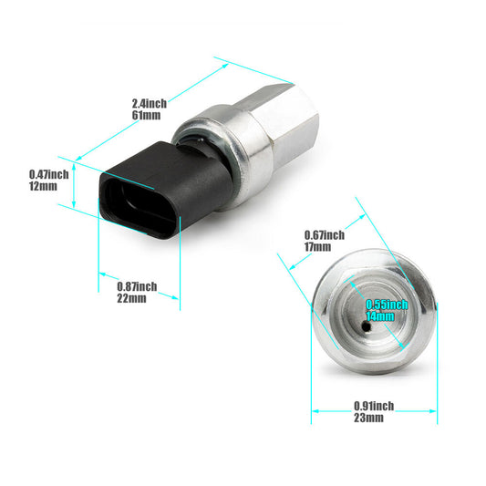 Air Conditioning High Pressure Switch Sensor for VW for Passat B6 for Golf for Jetta MK4 MK5