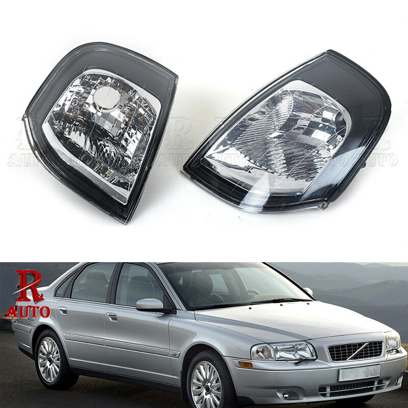 1 Pair Front Bumper Side Corner Light Corner Lamp for Volvo S80 1999-2006