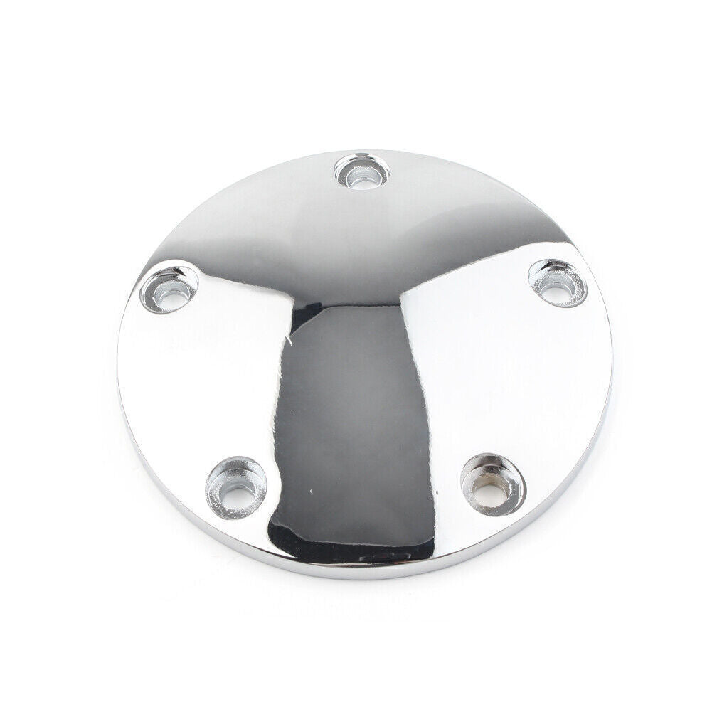 Domed Timing Points Cover Fit for Harley Twin Cam Softail Dyna Touring 99-17 Chrome