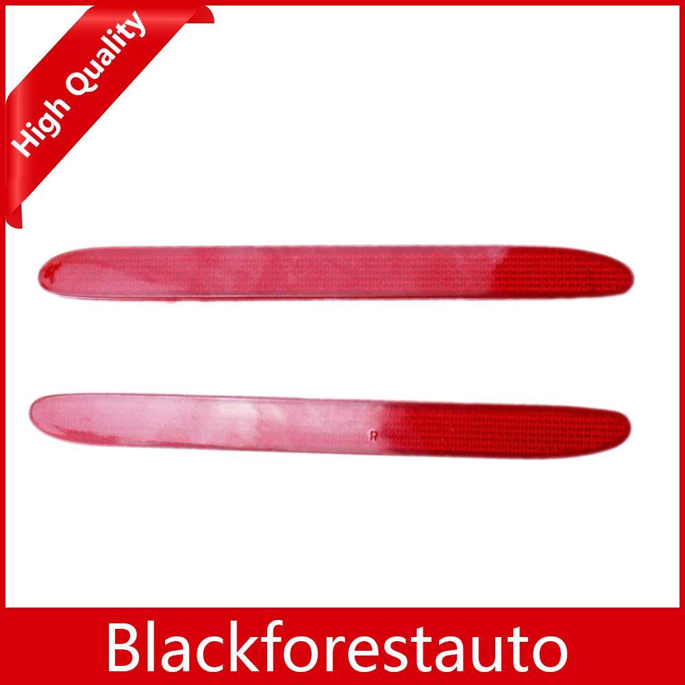 2x for Honda TSX CRV 2005 2006 Red Rear Right Left Bumper Reflector Lens