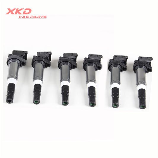 6Pcs Ignition Coils Fit for BMW 328i 535i 550i 750i X5 X6 E82 12138616153