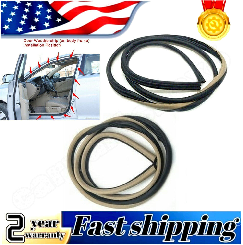 Rear RL door rubber Weatherstrip body seal for Honda Accord sedans 2008-2012