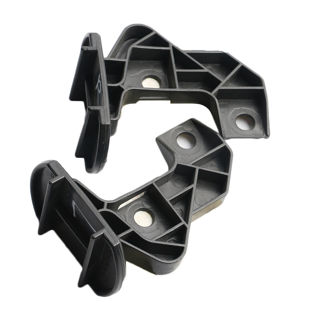 Front Left and Right Bumper Holder Support Brackets Black for BMW E39 5 Series